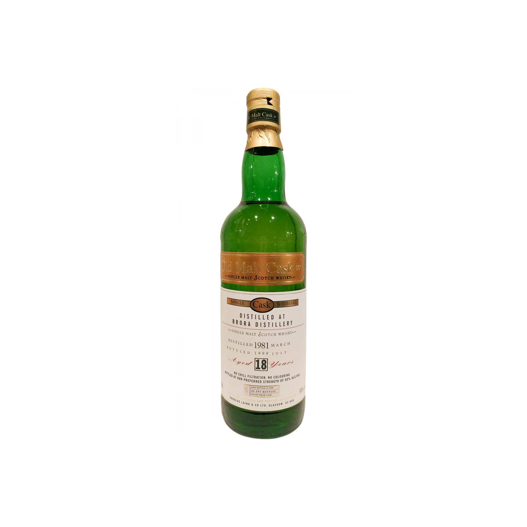 Brora Old Malt Cask 1981 18 Years Single Malt Whisky