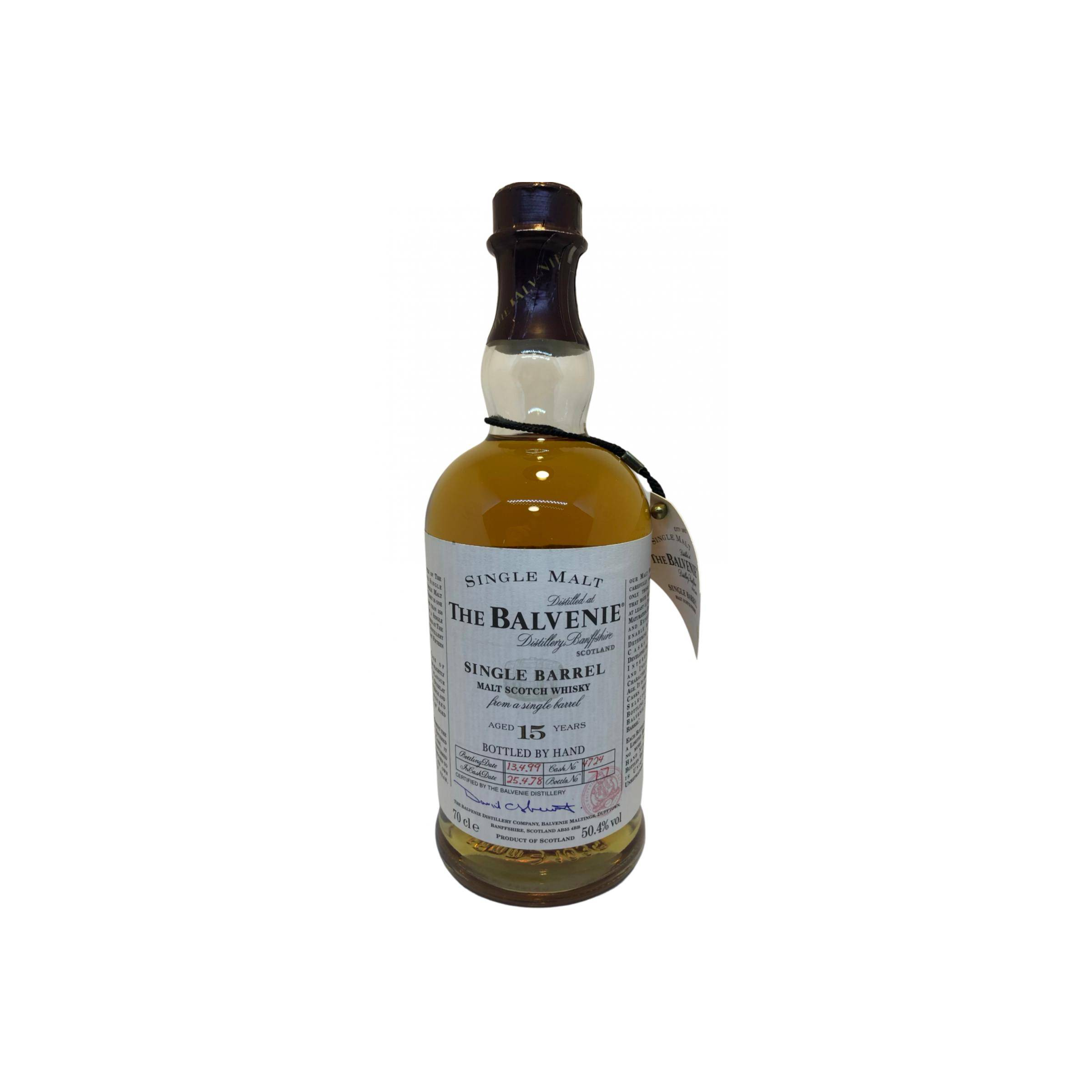 The Balvenie Single Cask 1978 15 Years Single Malt Whisky