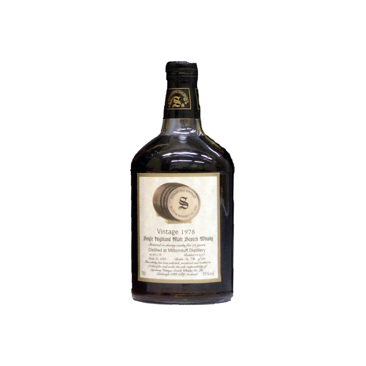 Miltonduff Vintage Collection - Dumpy 1978 19 Years Single Malt Whisky