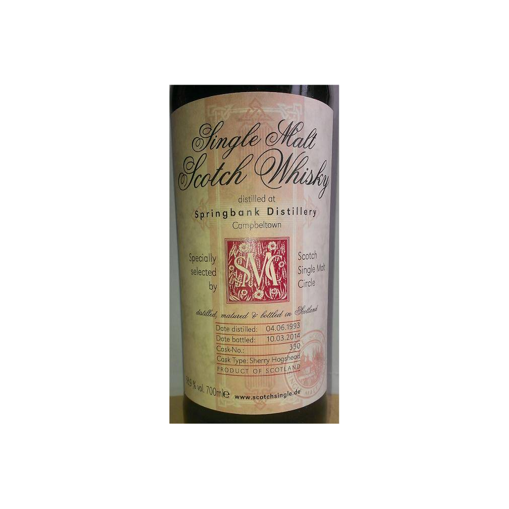 Springbank 1993 20 Years Single Malt Whisky 2