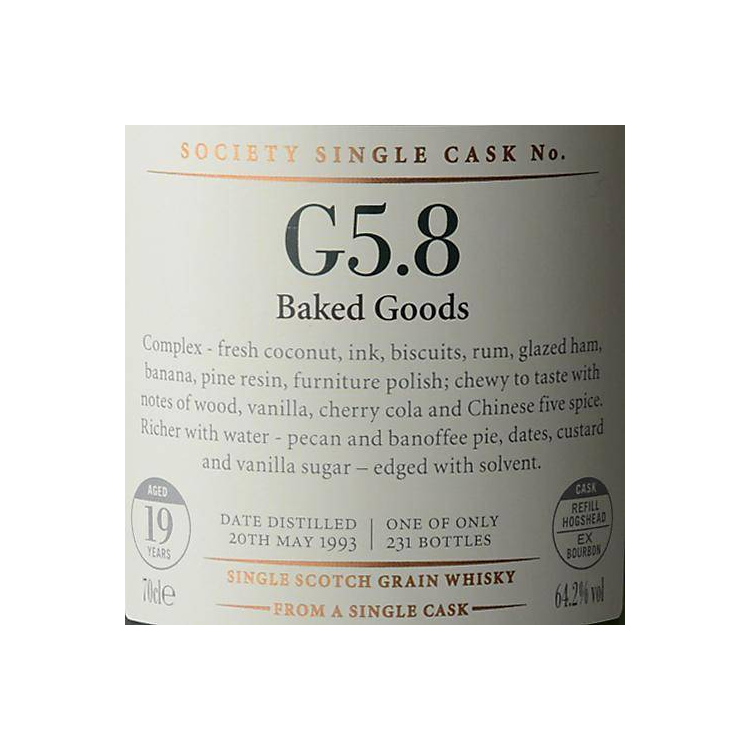 The Scotch Malt Whisky Society 1993 19 Years Single Grain Whisky 2