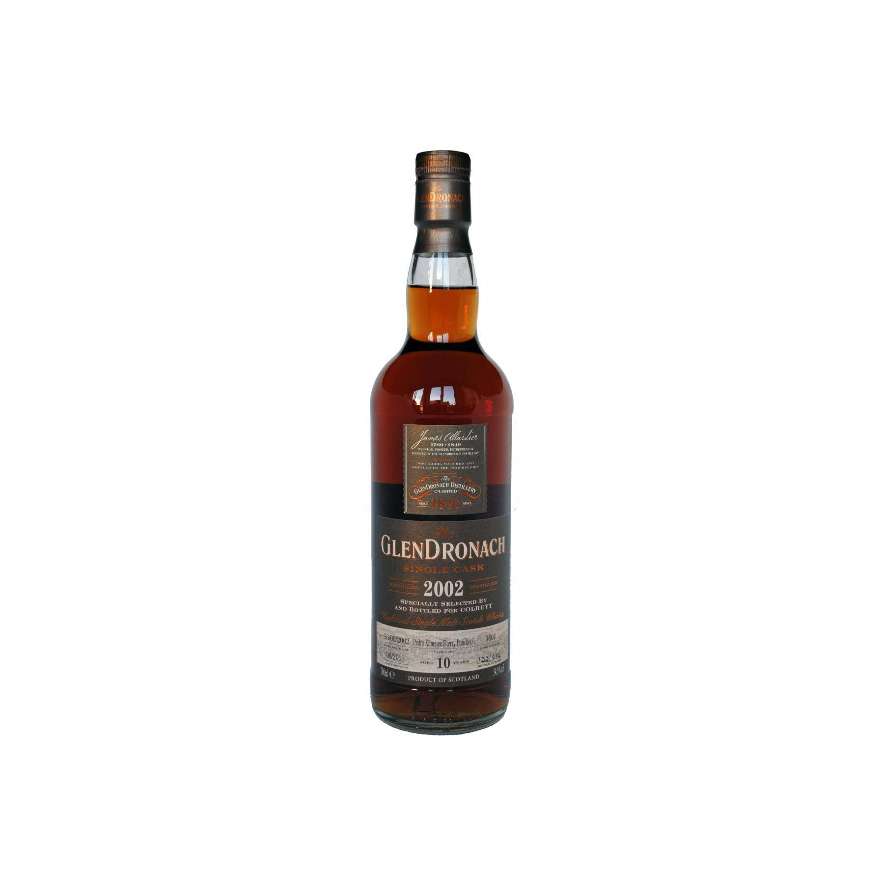 GlenDronach Single Cask 2002 10 Years Single Malt Whisky