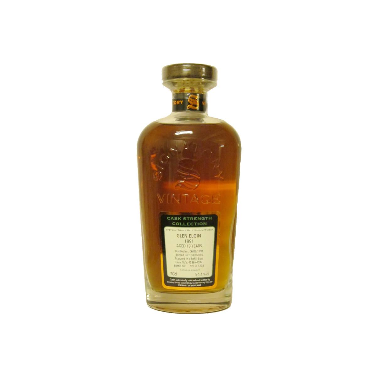Glen Elgin Cask Strength Collection 1991 19 Years Single Malt Whisky