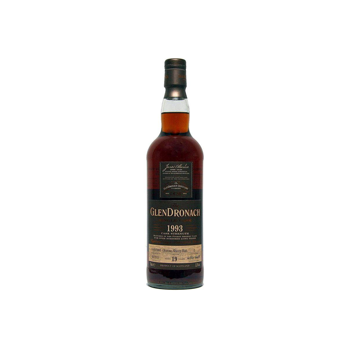GlenDronach Single Cask 1993 19 Years Single Malt Whisky