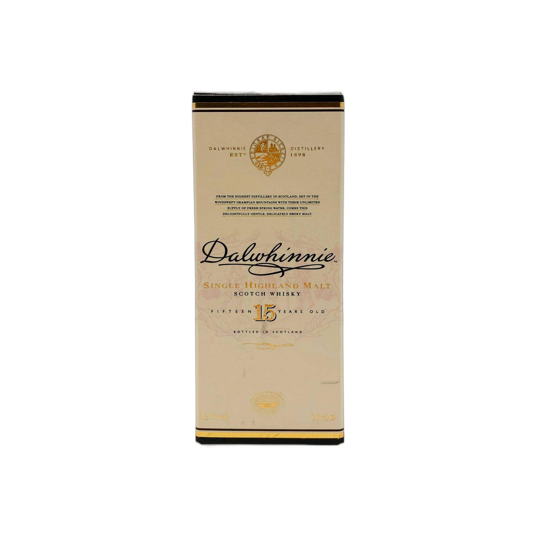 Dalwhinnie 15 Years Single Malt Whisky 3