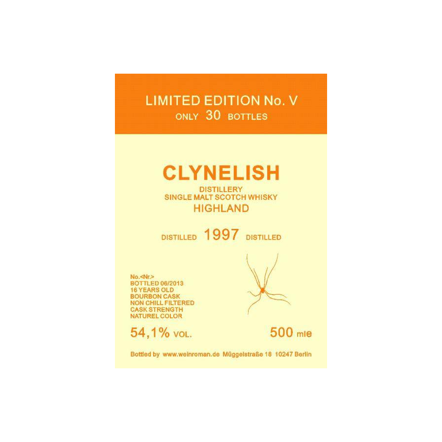 Clynelish 1997 16 Years Single Malt Whisky 2