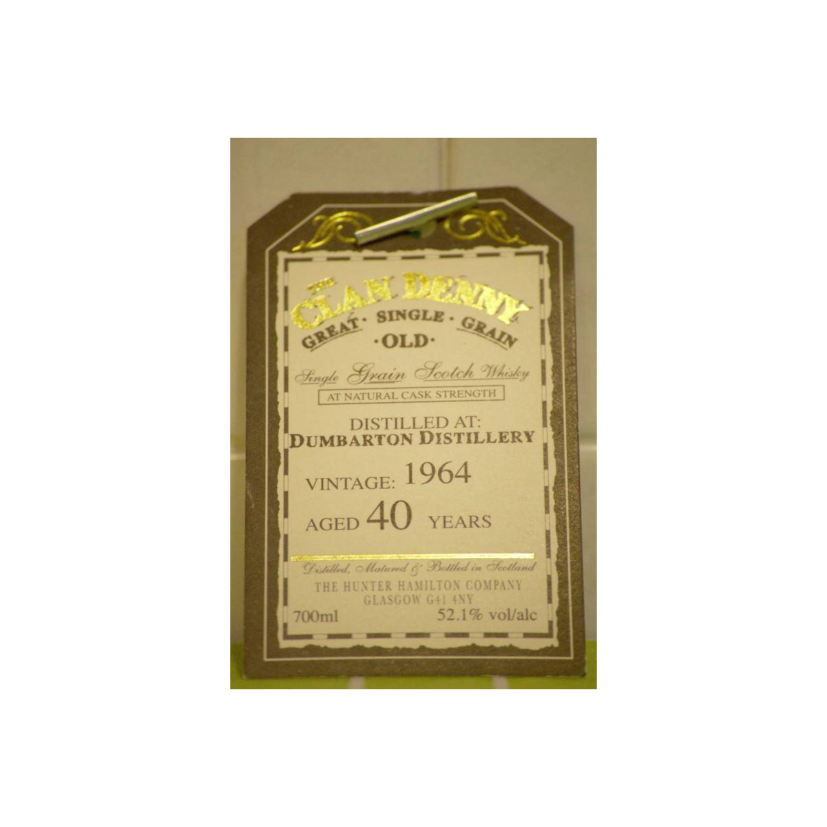 Dumbarton 1964 40 Years Single Grain Whisky 2