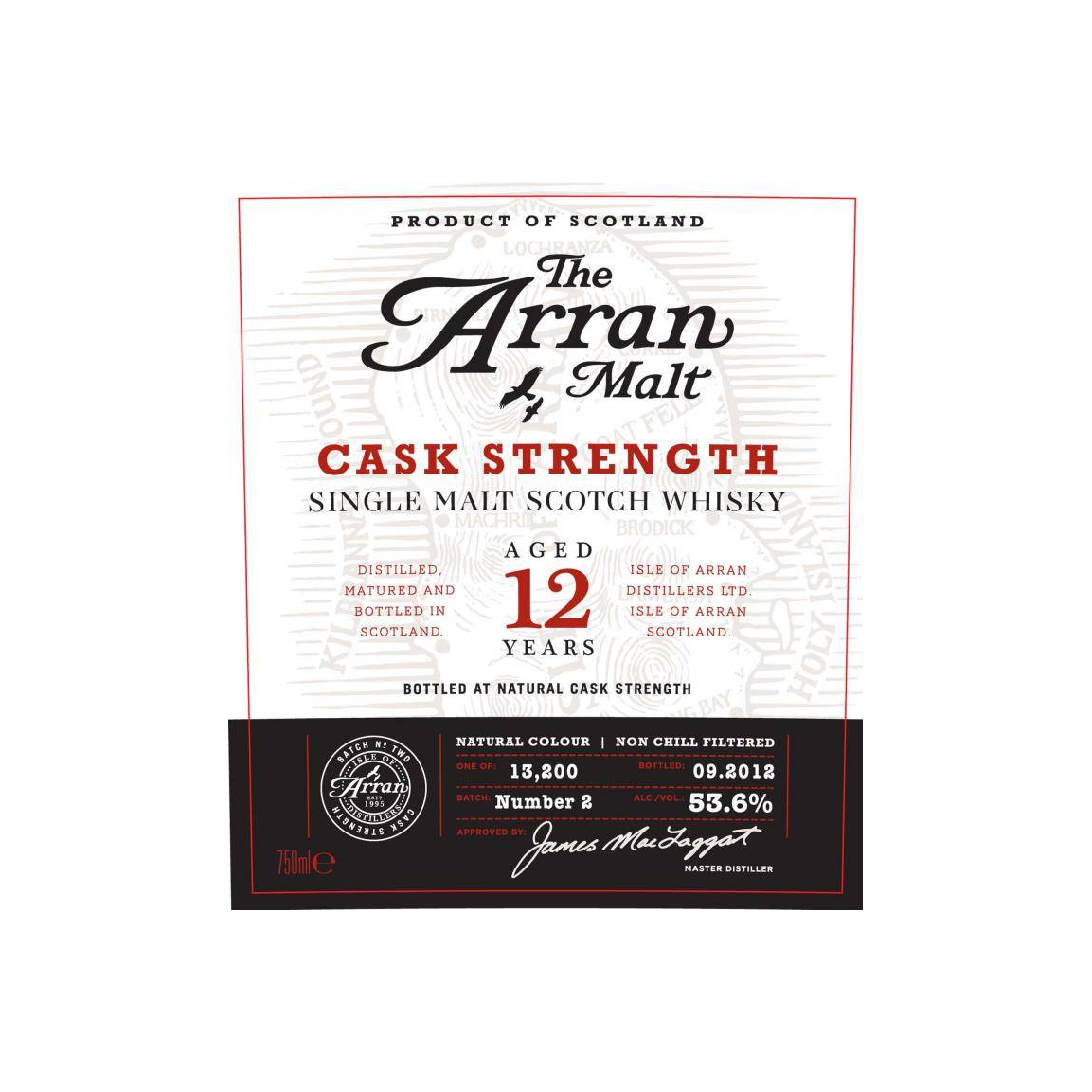 Arran Cask Strength Collection 12 Years Single Malt Whisky 2