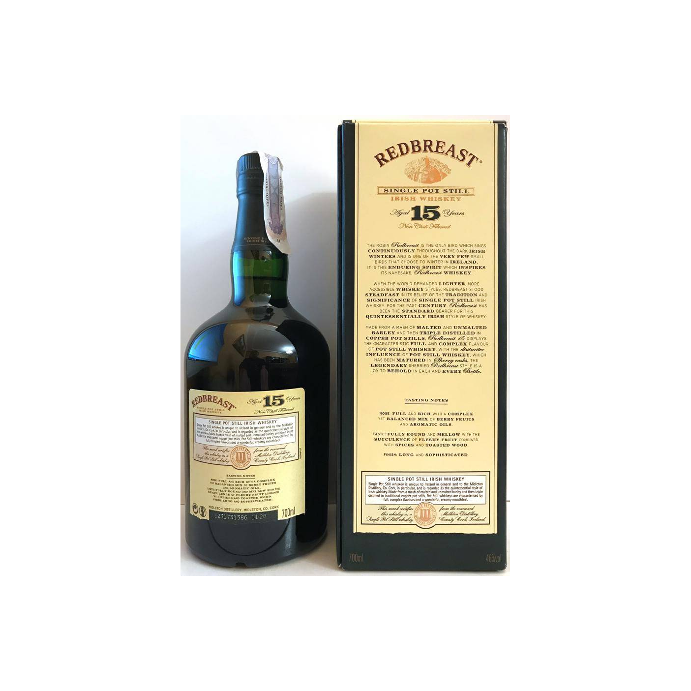 Redbreast 15 Years Single Pot Still Whisky 3