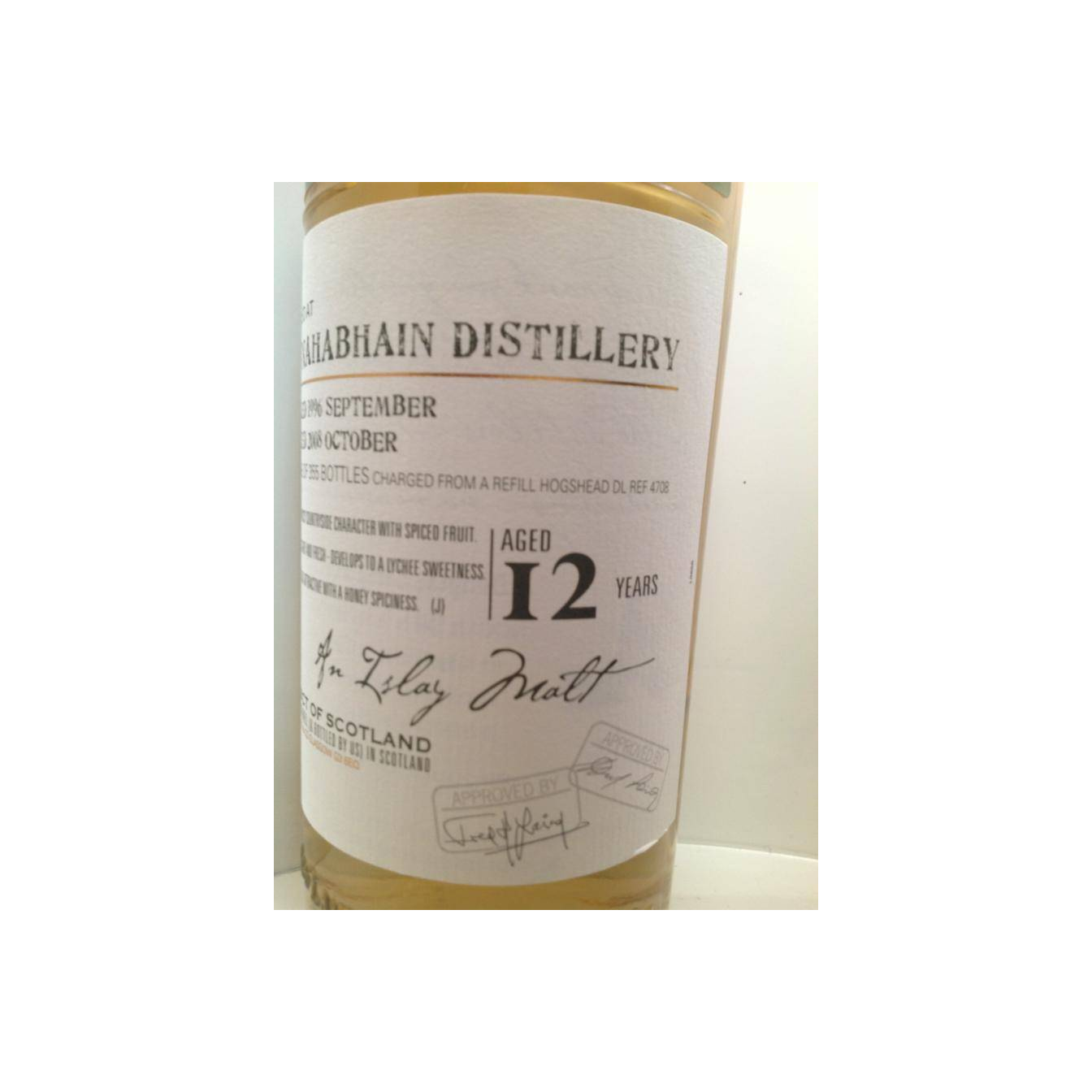 Bunnahabhain Old Malt Cask 1996 12 Years Single Malt Whisky 3