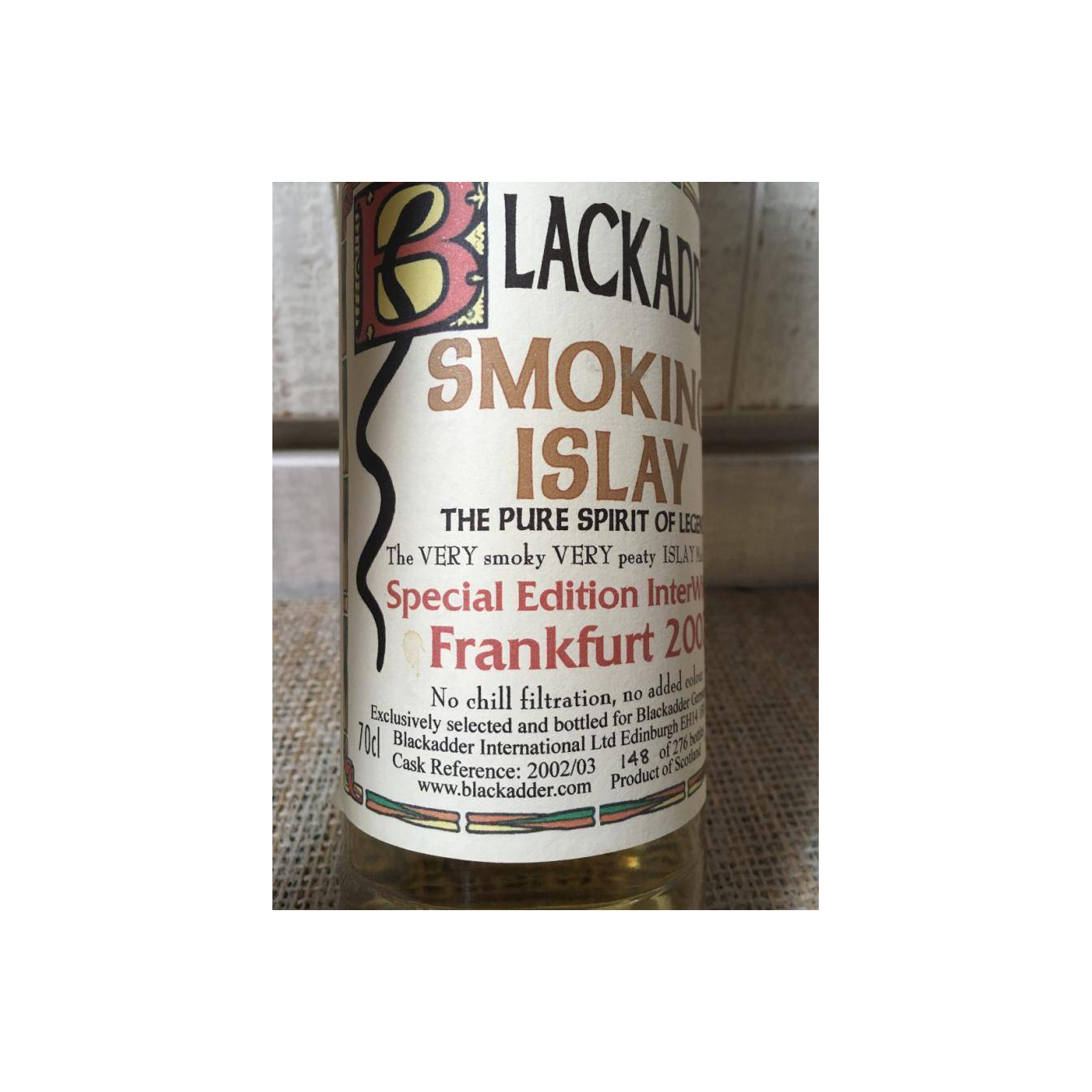 Blackadder Single Malt Whisky 2