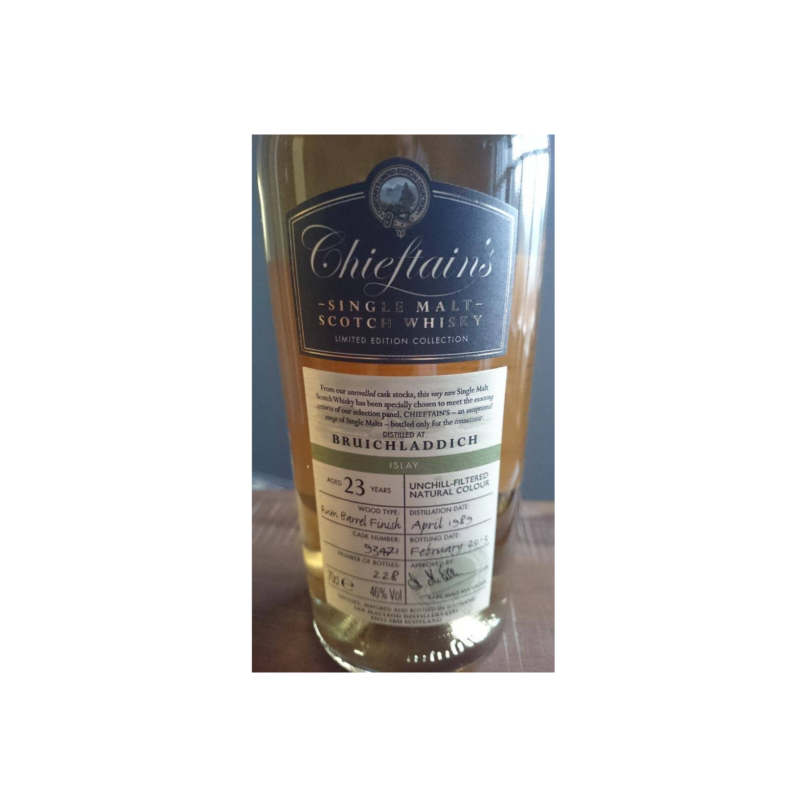 Bruichladdich 1989 23 Years Single Malt Whisky 2