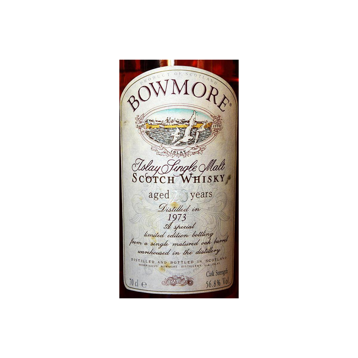 Bowmore 1973 20 Years Single Malt Whisky 2