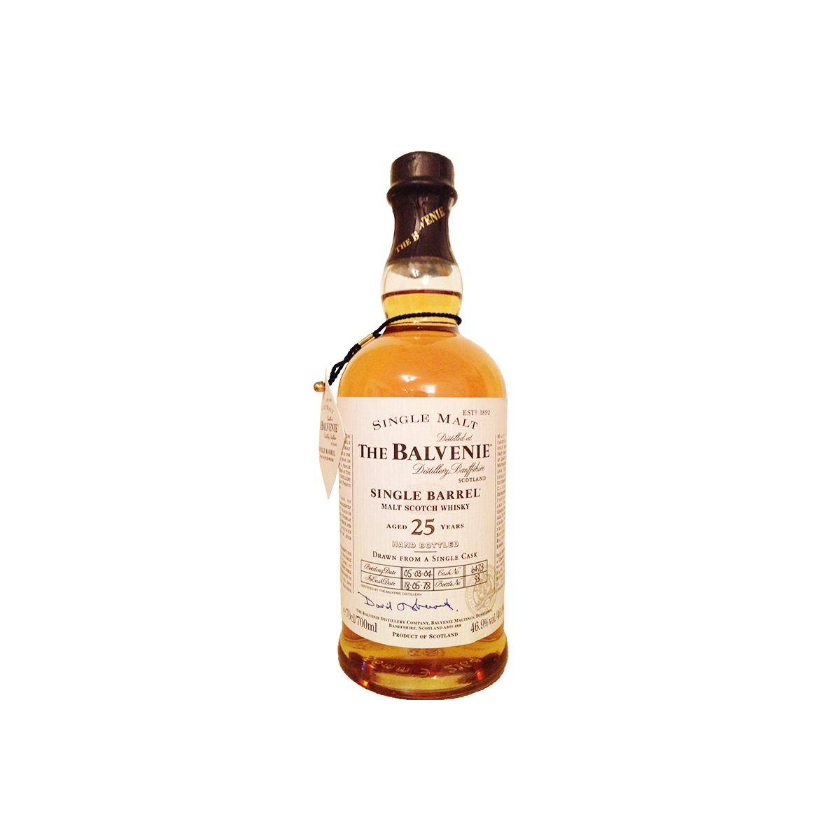 The Balvenie Single Cask 1978 25 Years Single Malt Whisky