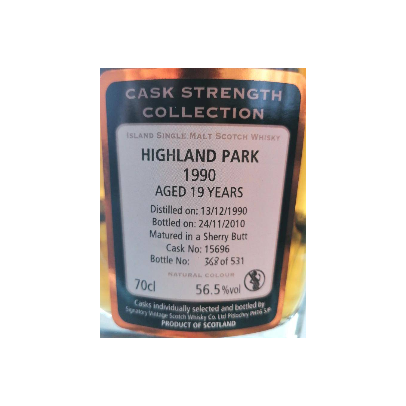 Highland Park Cask Strength Collection 1990 19 Years Single Malt Whisky