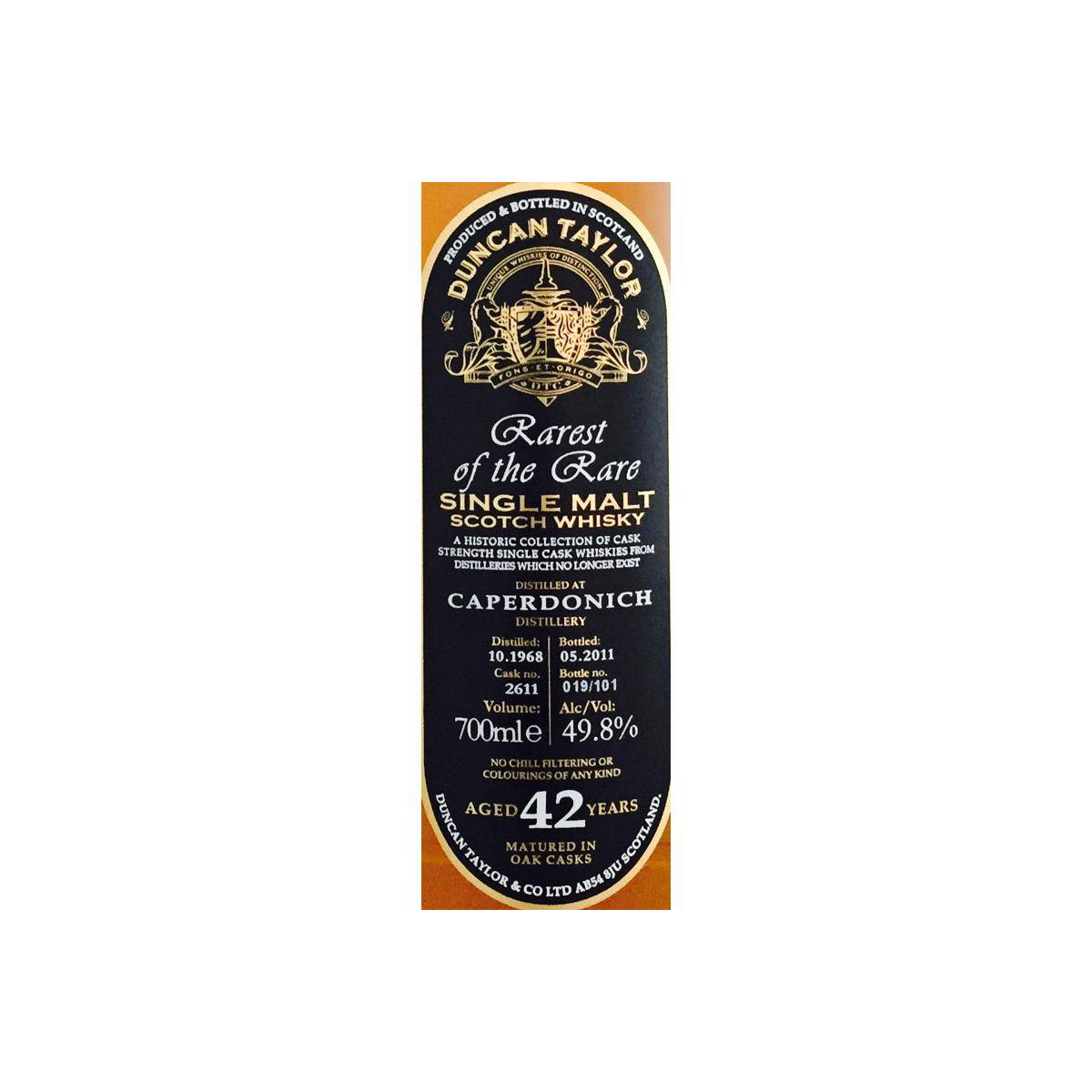 Caperdonich 1968 42 Years Single Malt Whisky 2