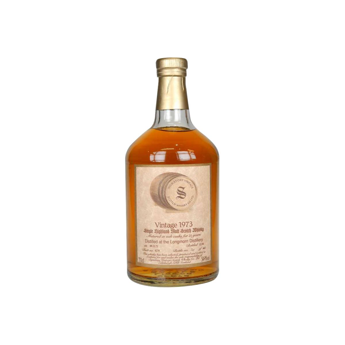 Longmorn Vintage Collection - Dumpy 1973 21 Years Single Malt Whisky