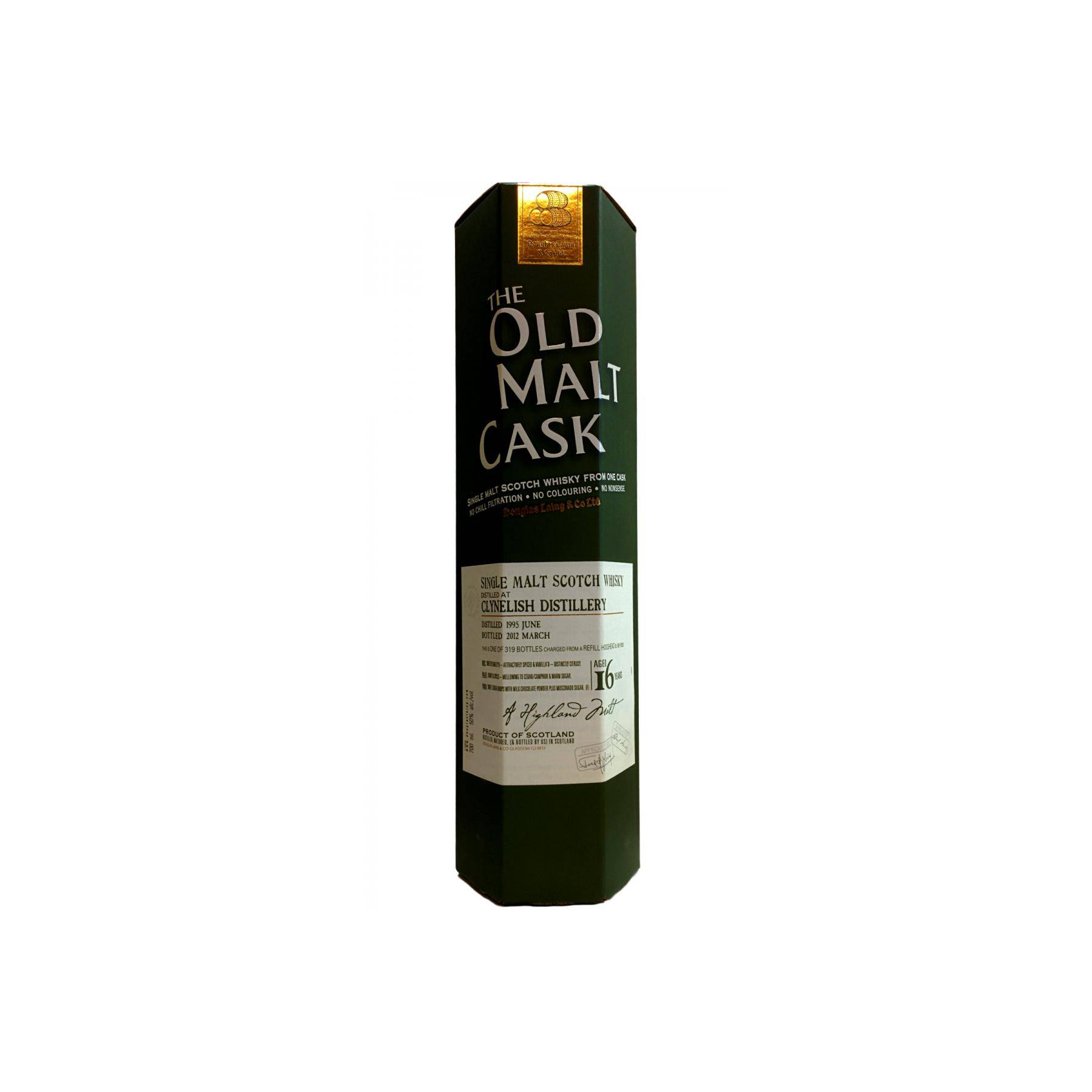 Clynelish Old Malt Cask 1995 16 Years Single Malt Whisky 2