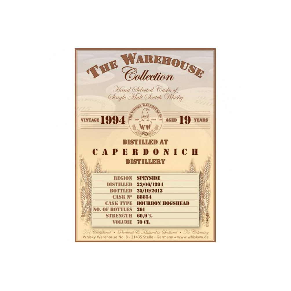 Caperdonich 1994 19 Years Single Malt Whisky 2