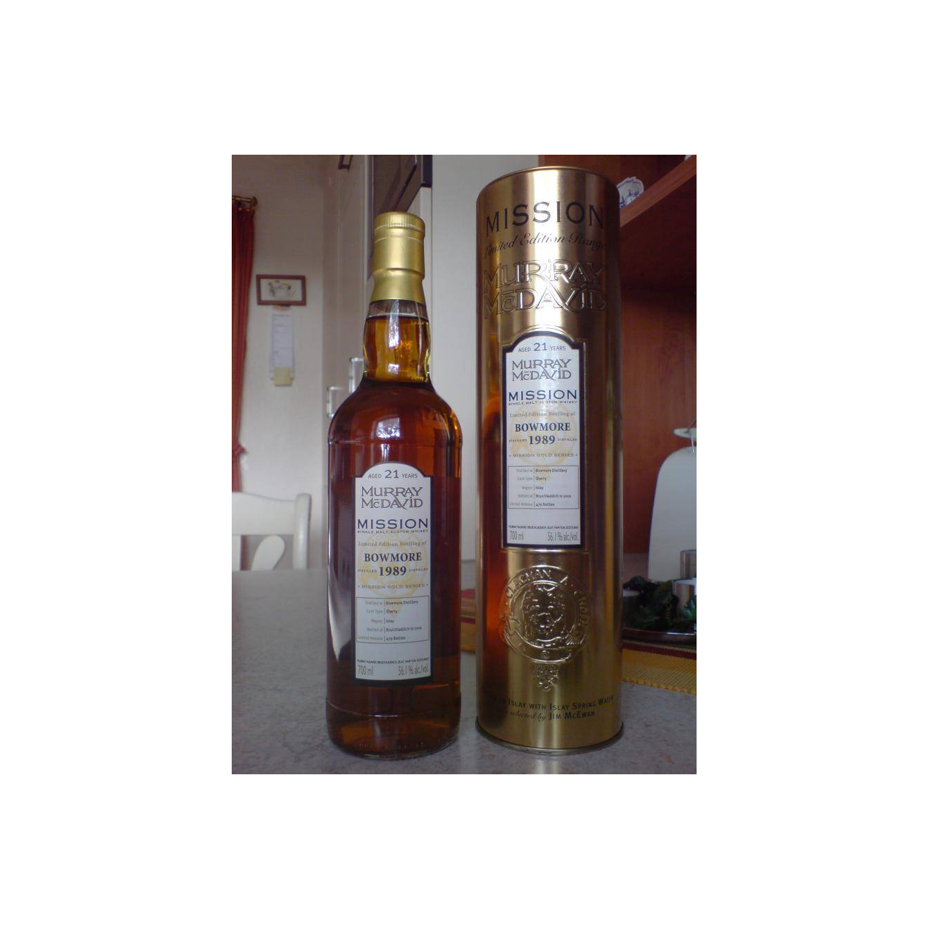 Bowmore 1989 21 Years Single Malt Whisky 2