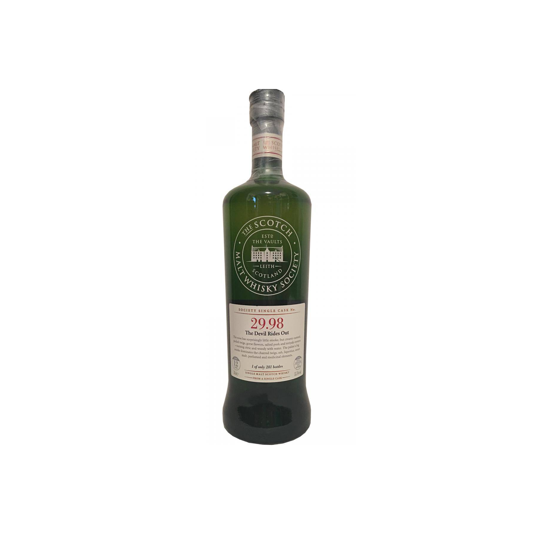 The Scotch Malt Whisky Society 1998 12 Years Single Malt Whisky