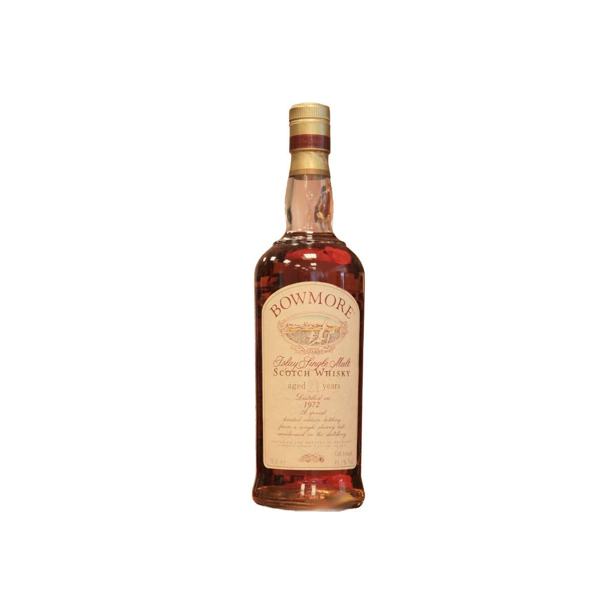 Bowmore 1972 21 Years Single Malt Whisky