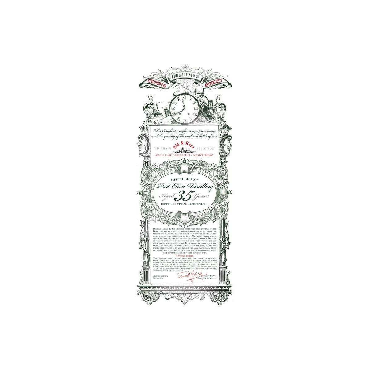 Port Ellen 1977 35 Years Single Malt Whisky 3