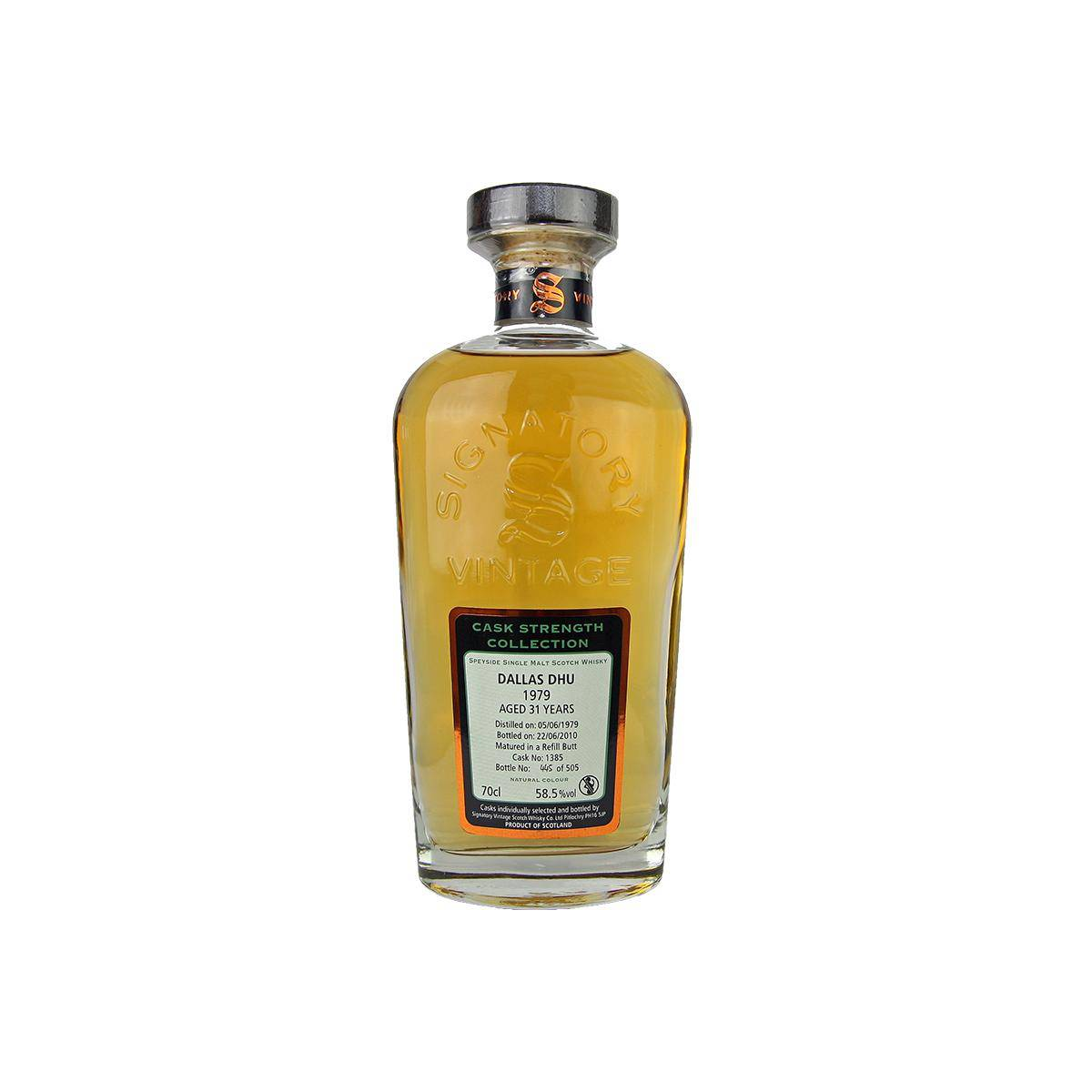 Dallas Dhu Cask Strength Collection 1979 31 Years Single Malt Whisky 2