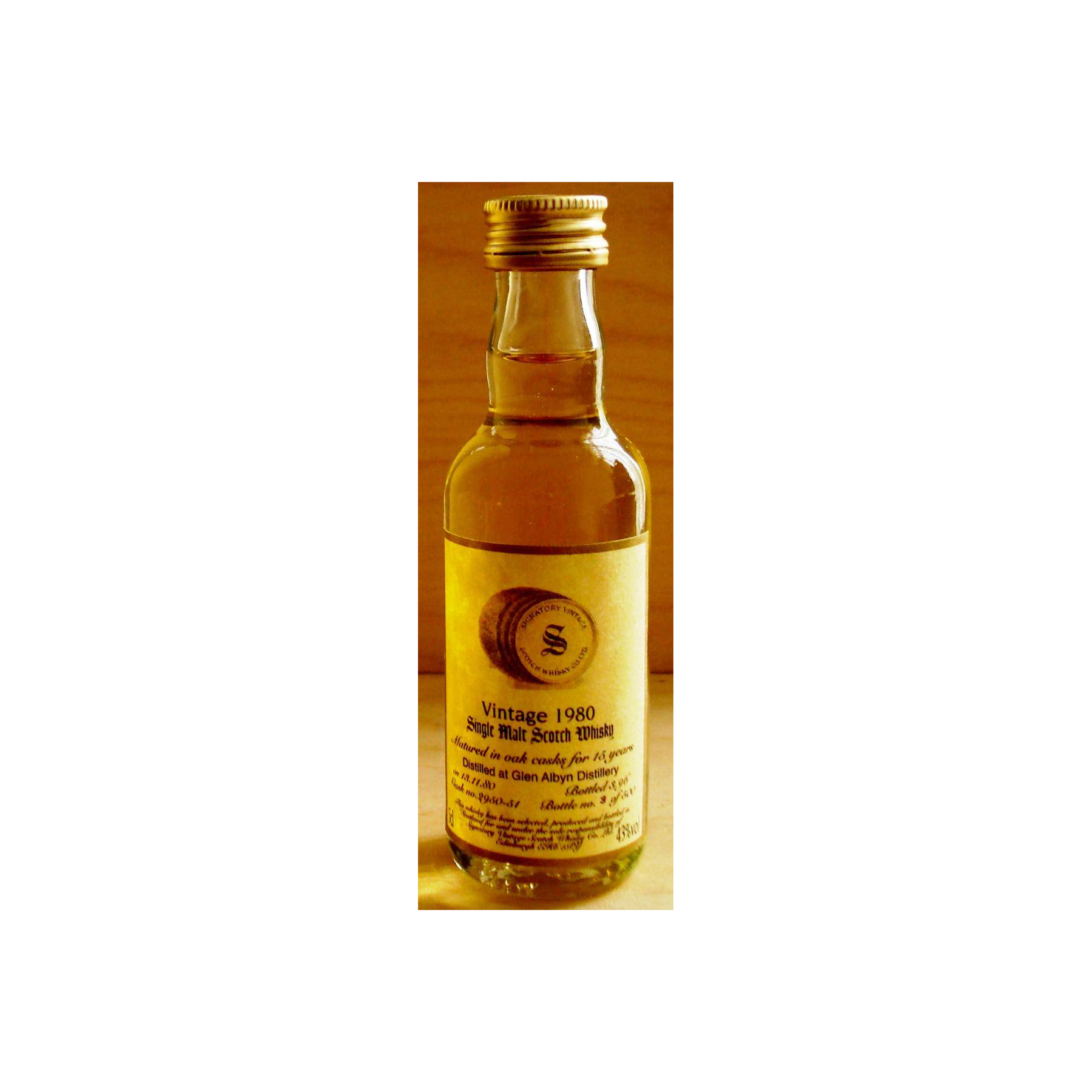The Scotch Malt Whisky Society 1980 15 Years Single Malt Whisky 2