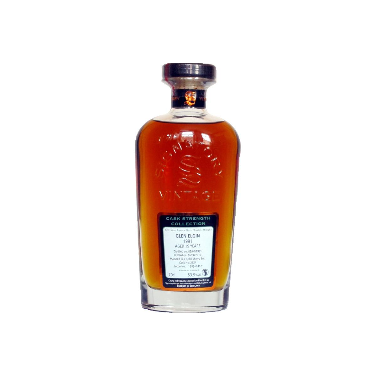 Glen Elgin Cask Strength Collection 1991 19 Years Single Malt Whisky