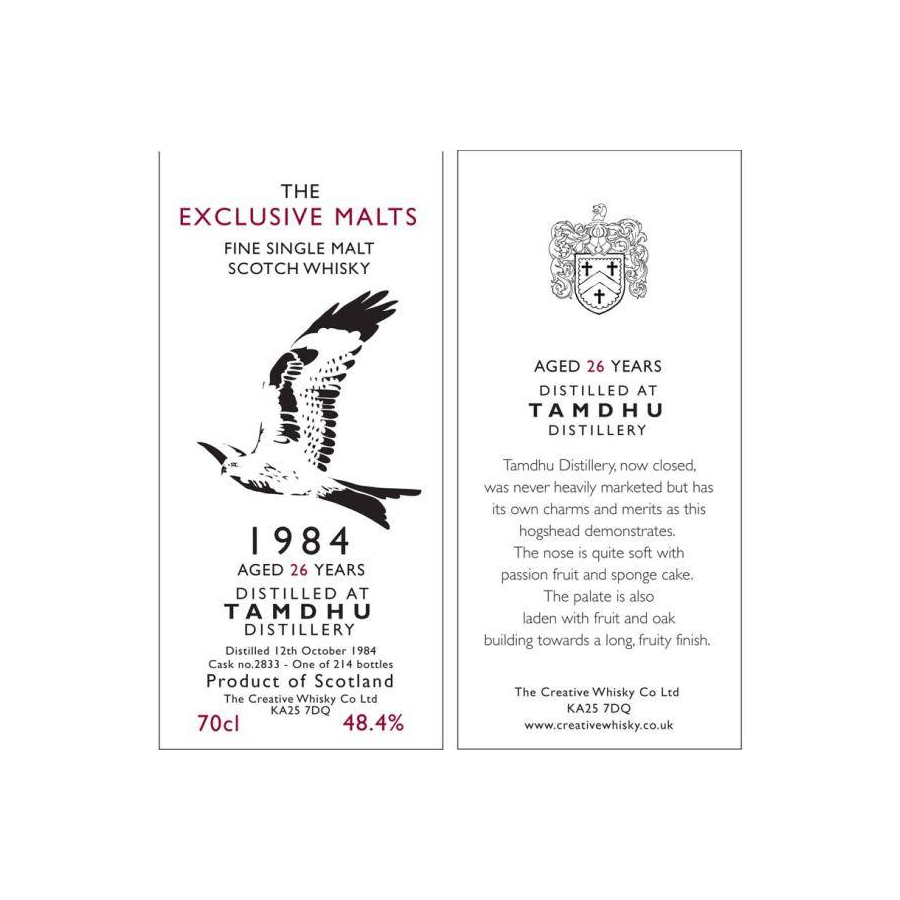 Tamdhu 1984 26 Years Single Malt Whisky 2