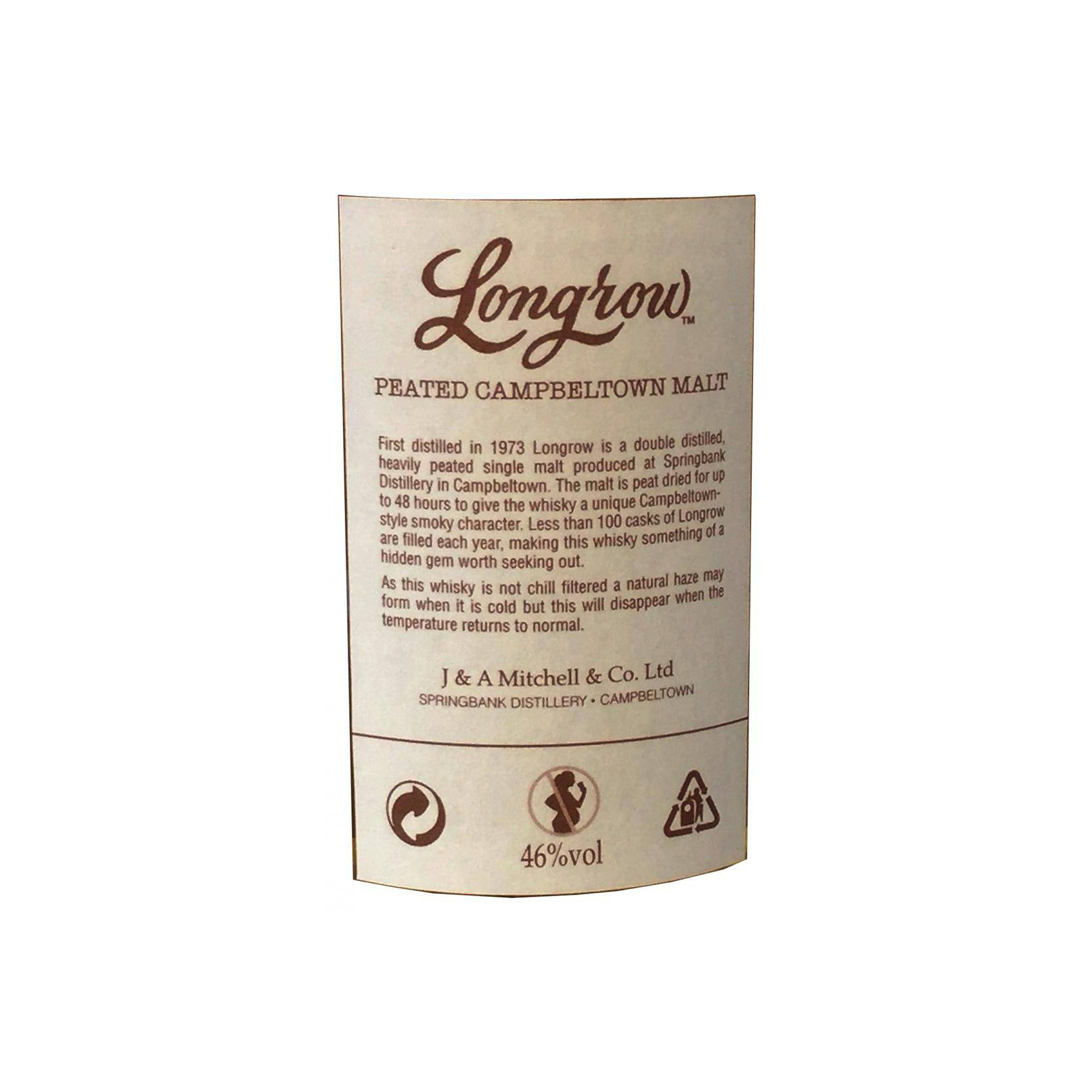 Longrow Single Malt Whisky 2