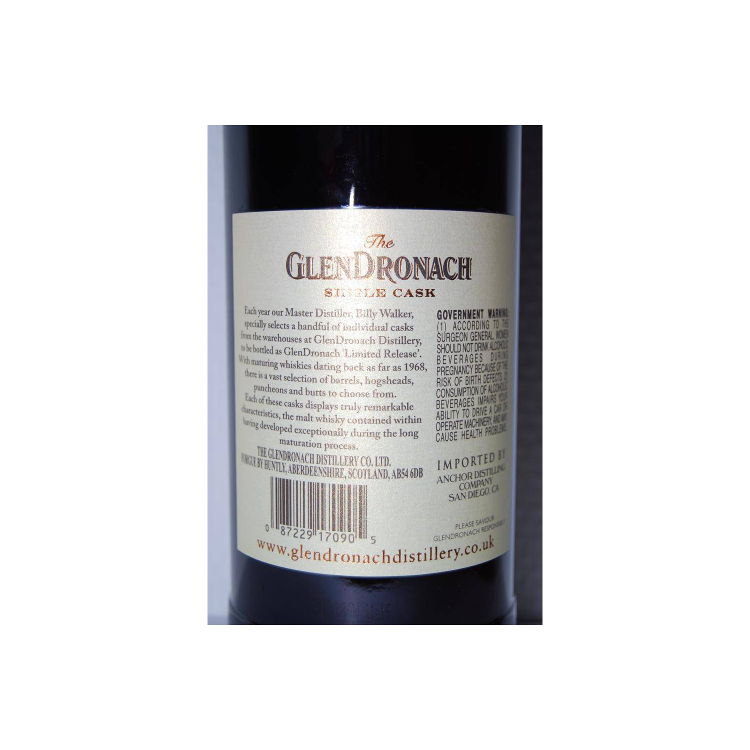 GlenDronach Single Cask 1990 21 Years Single Malt Whisky 2