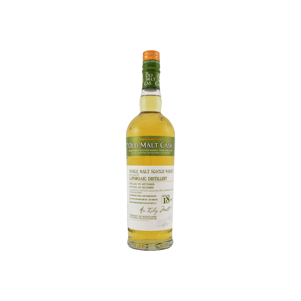 Laphroaig Old Malt Cask 1993 18 Years Single Malt Whisky