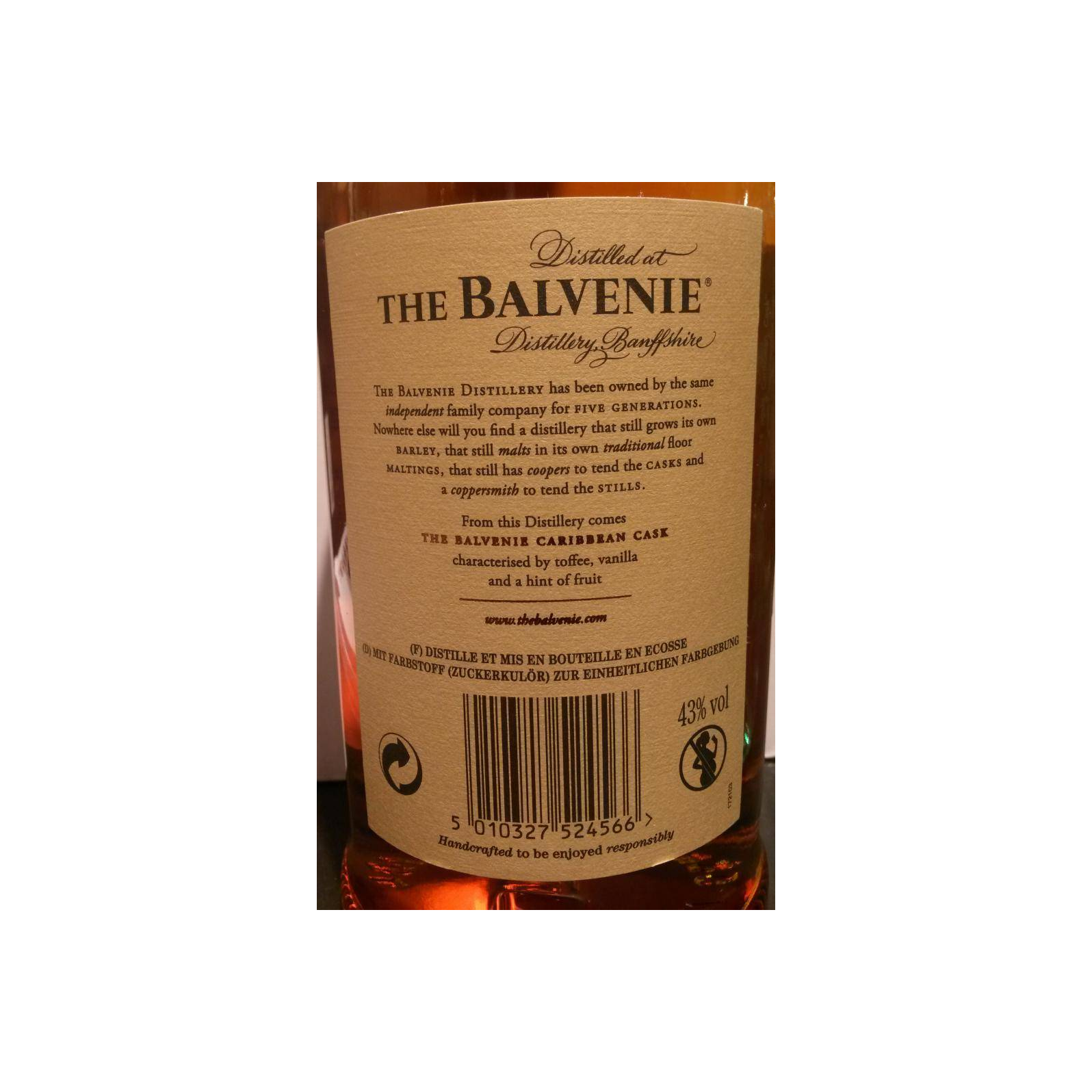 The Balvenie 14 Years Single Malt Whisky 2