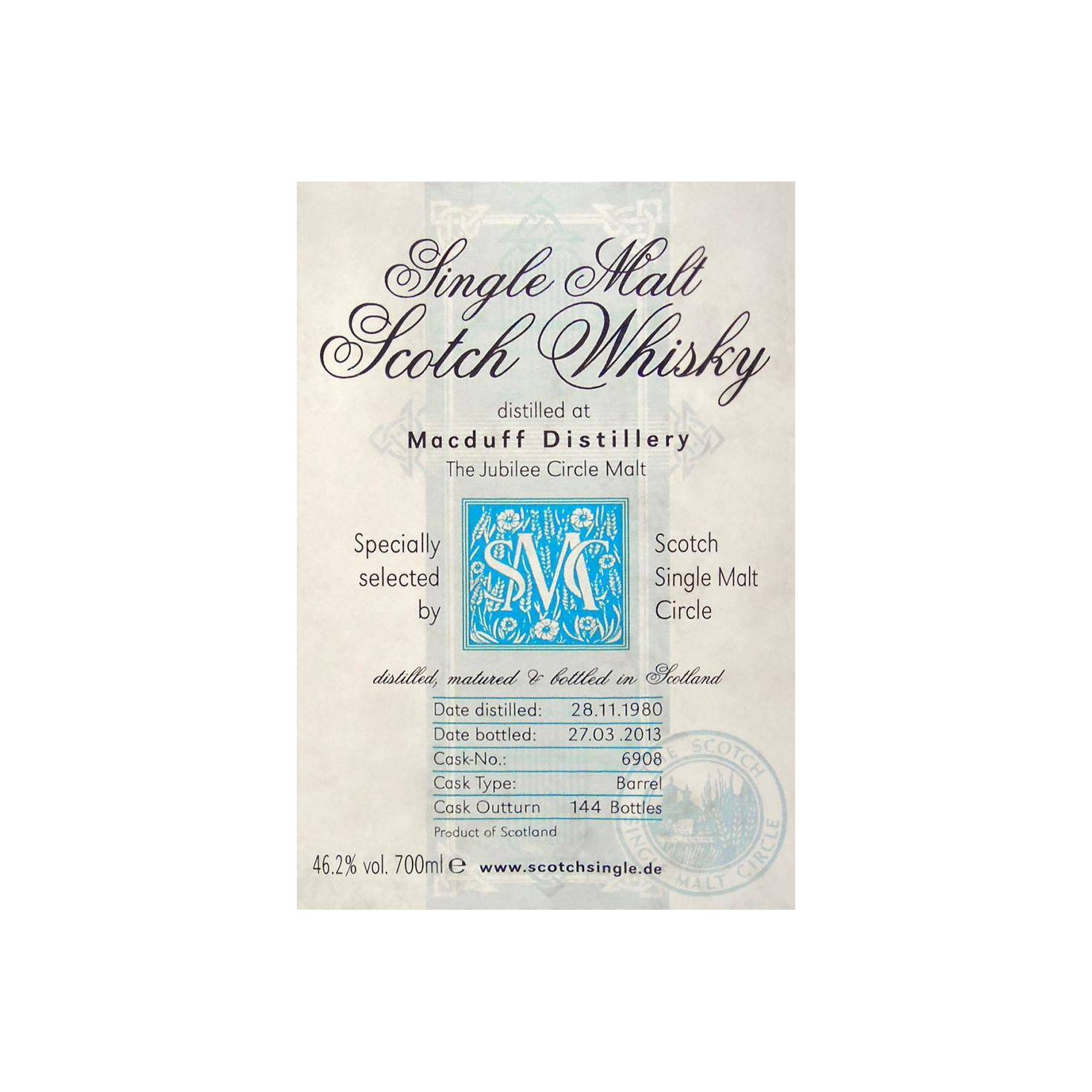 Macduff 1980 32 Years Single Malt Whisky 2