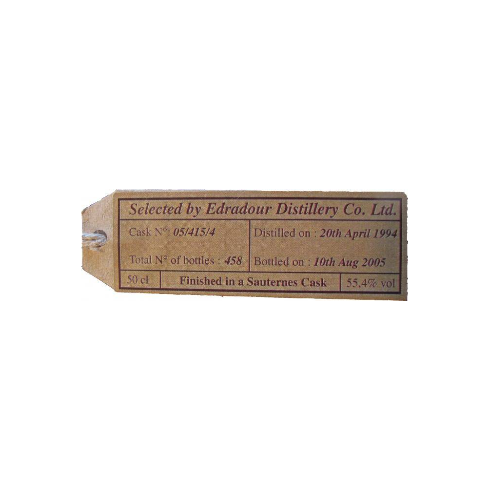 Edradour 1994 11 Years Single Malt Whisky