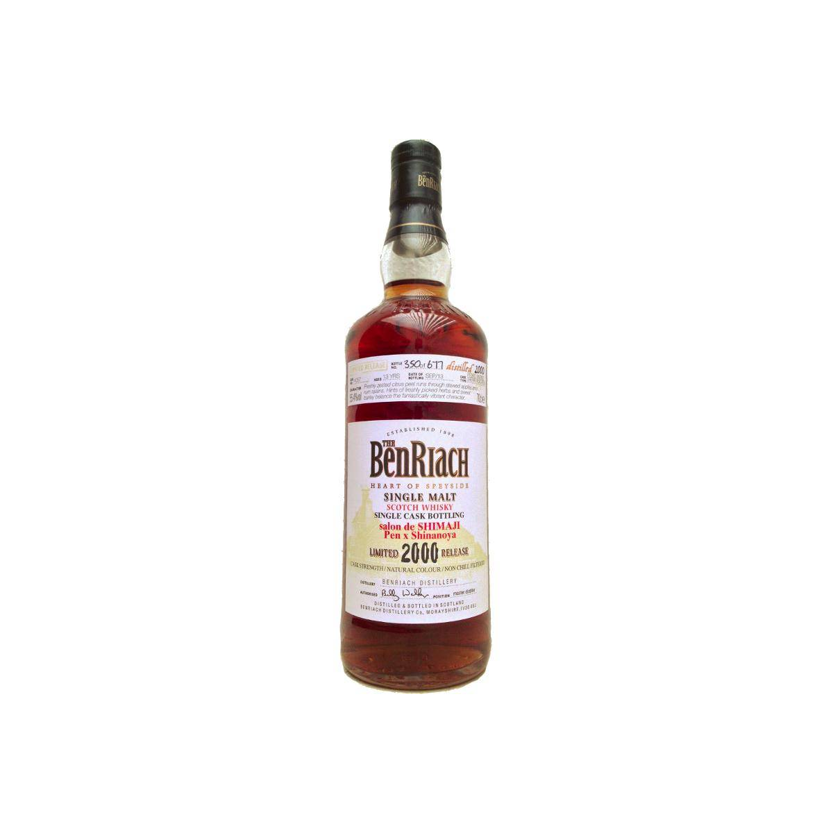 BenRiach Individual Cask Bottling 2000 13 Years Single Malt Whisky