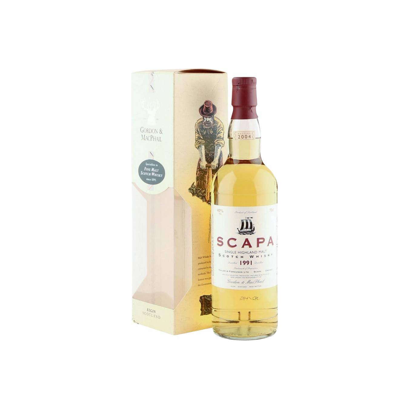 Scapa Licensed Bottling 1991 13 Years Single Malt Whisky