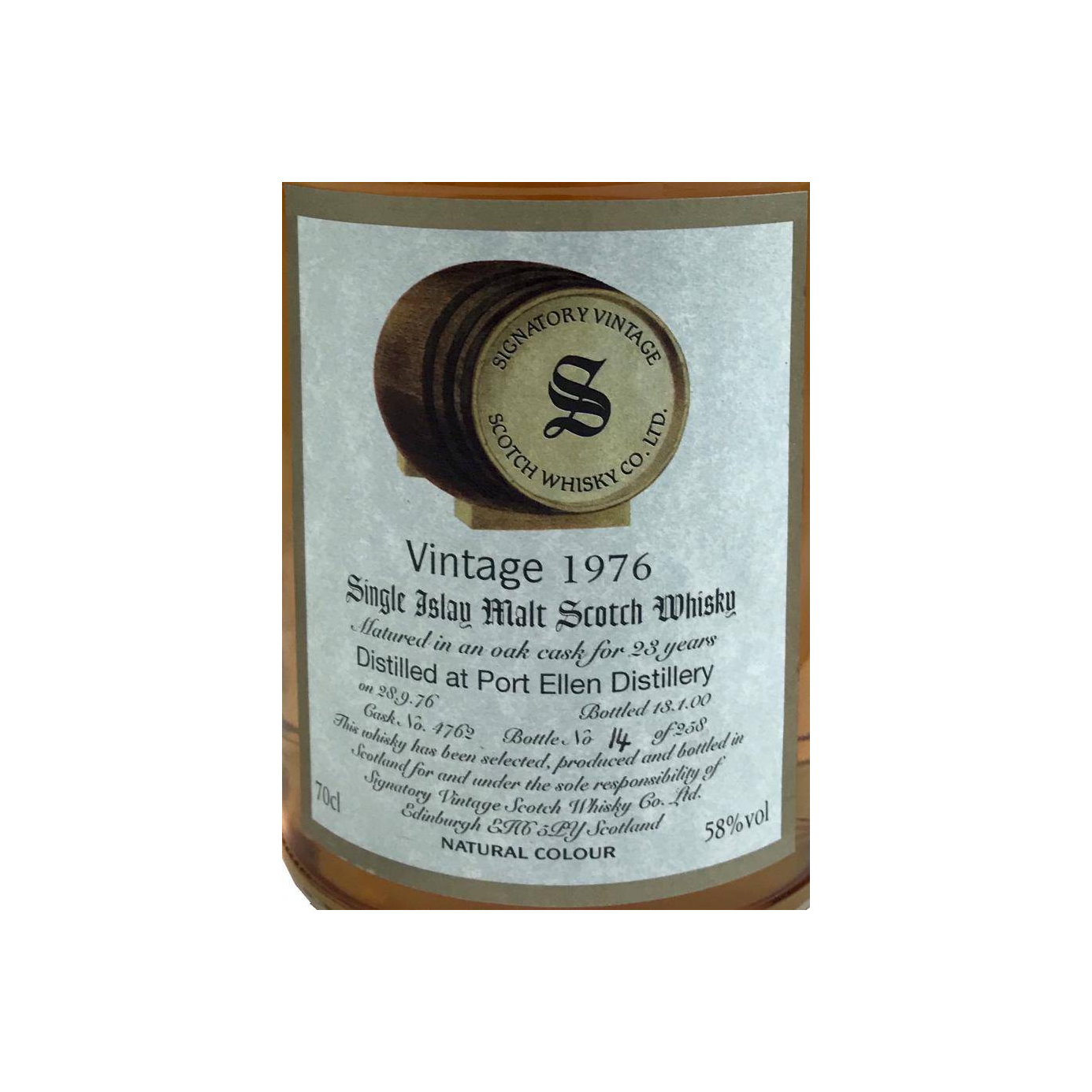 Port Ellen Vintage Collection - Dumpy 1976 23 Years Single Malt Whisky 2