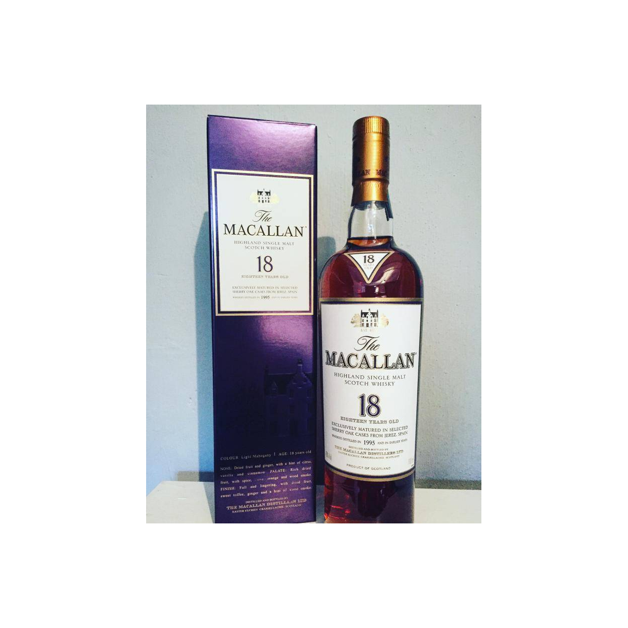 The Macallan 1995 18 Years Single Malt Whisky 2