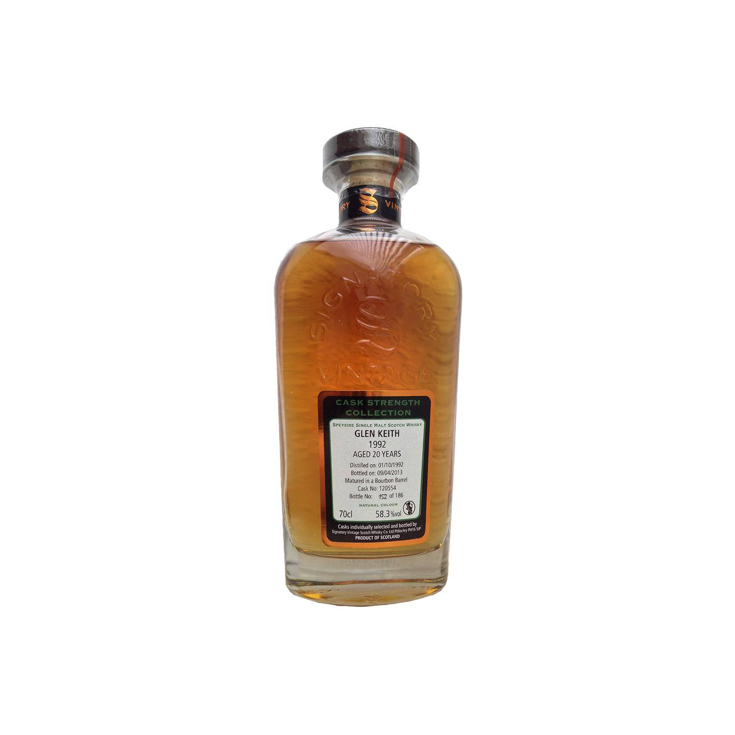 Glen Keith Cask Strength Collection 1992 20 Years Single Malt Whisky 2