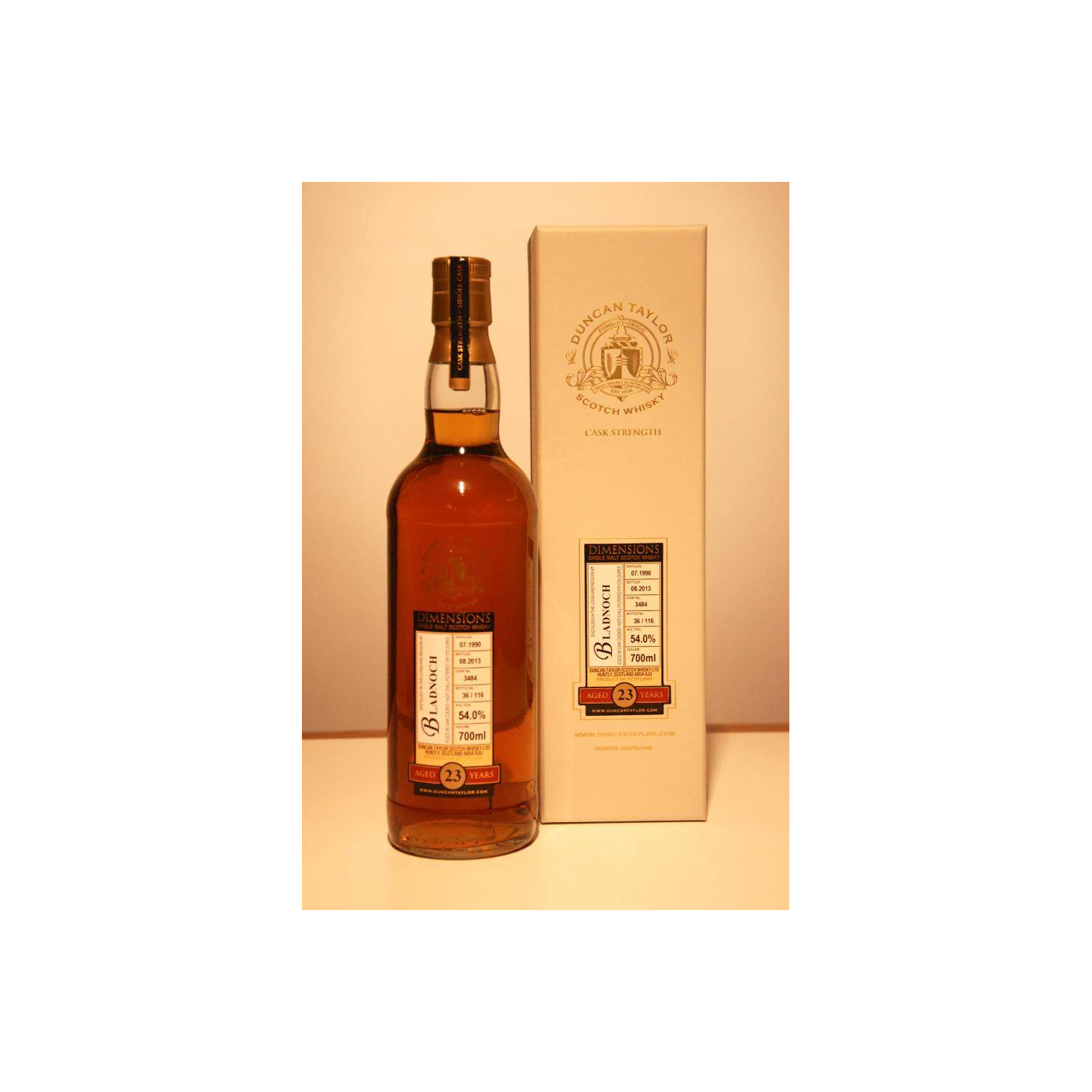 Bladnoch Dimensions 1990 23 Years Single Malt Whisky