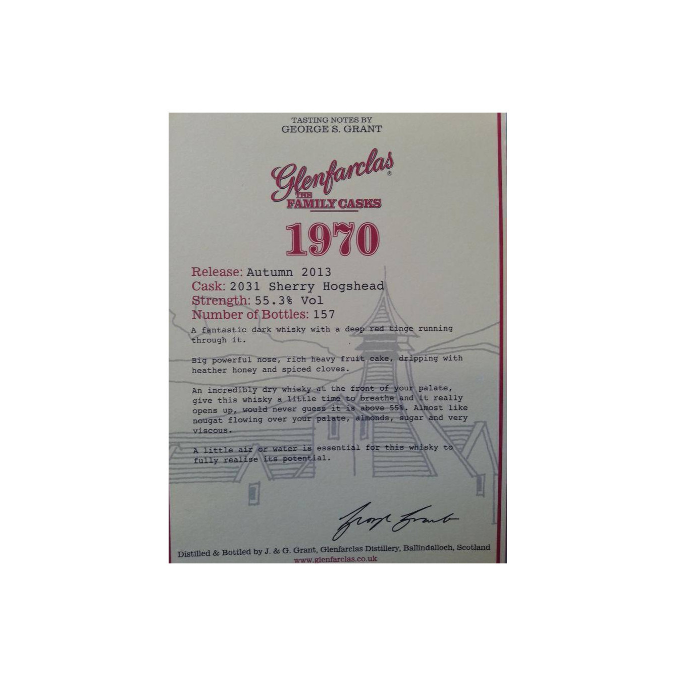 Glenfarclas 1970 43 Years Single Malt Whisky 2