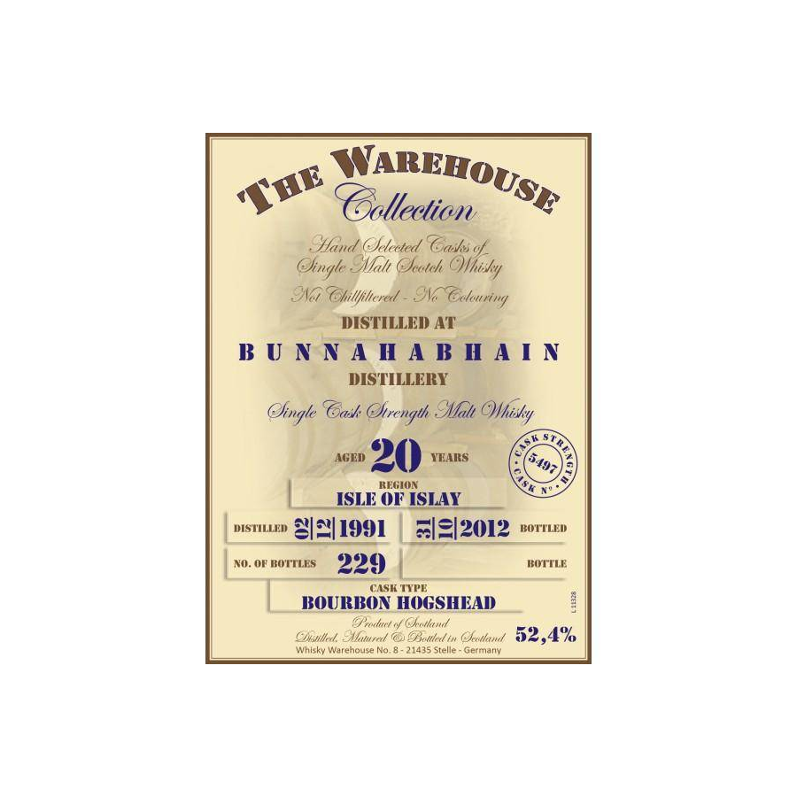 Bunnahabhain 1991 20 Years Single Malt Whisky 2