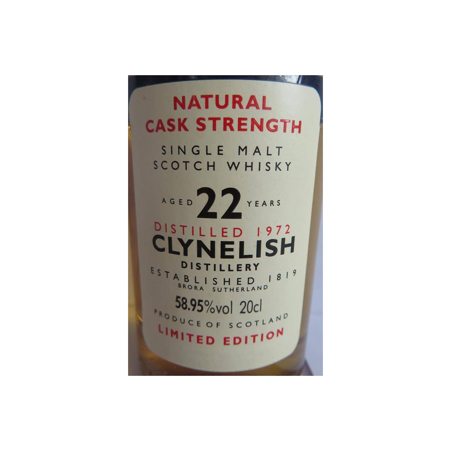 Clynelish 1972 22 Years Single Malt Whisky 2