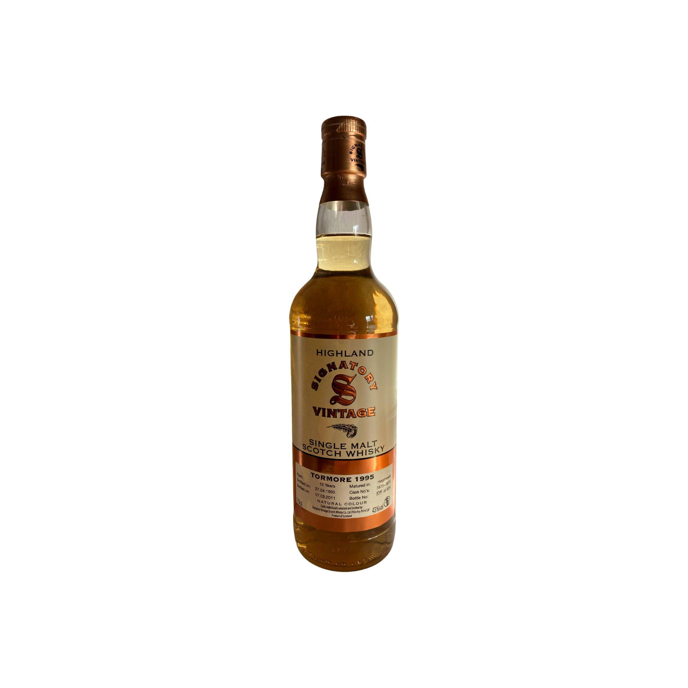 Tormore Vintage Collection 1995 15 Years Single Malt Whisky