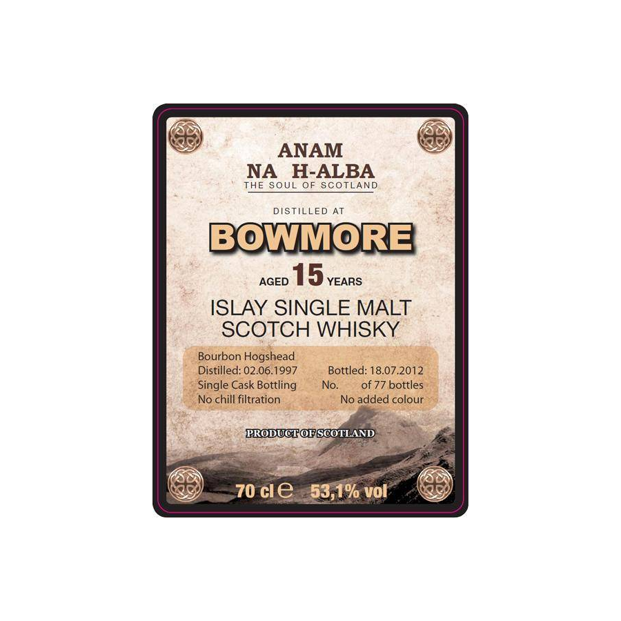 Bowmore 1997 15 Years Single Malt Whisky 2