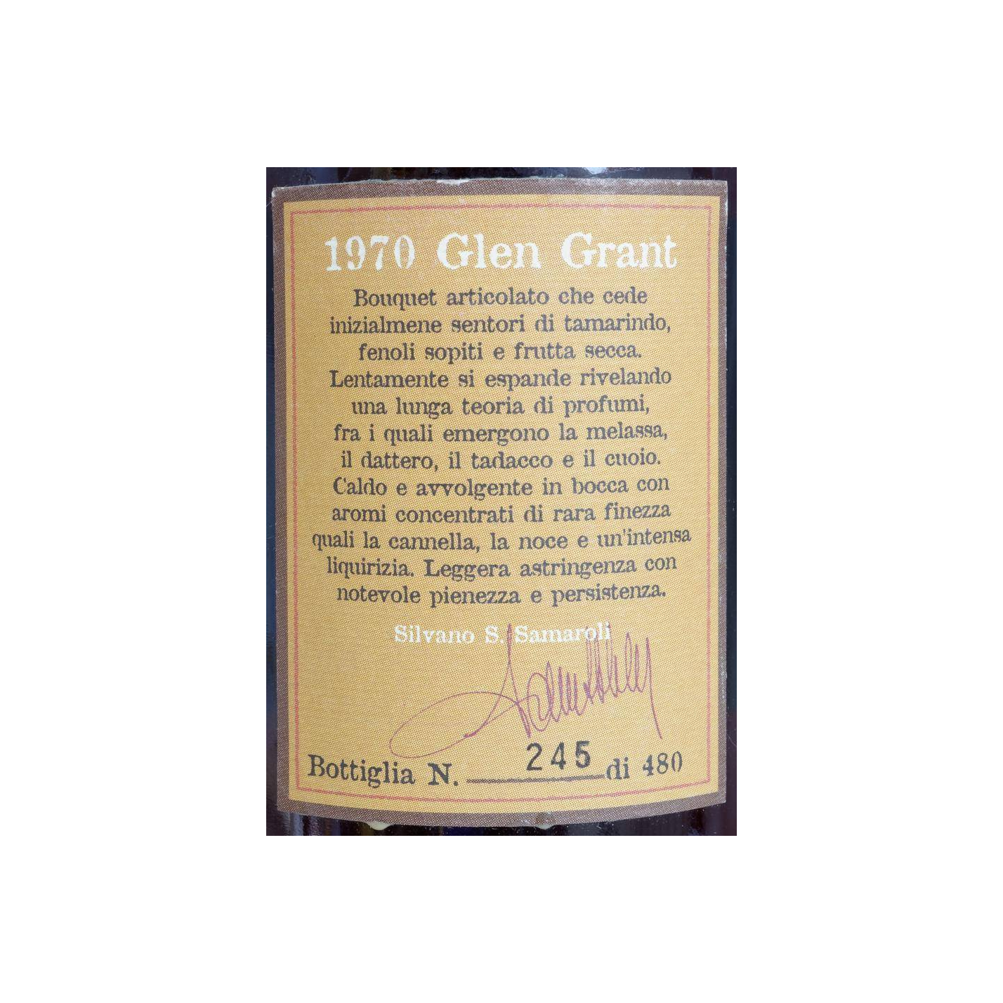 Glen Grant 1970 31 Years Single Malt Whisky 2