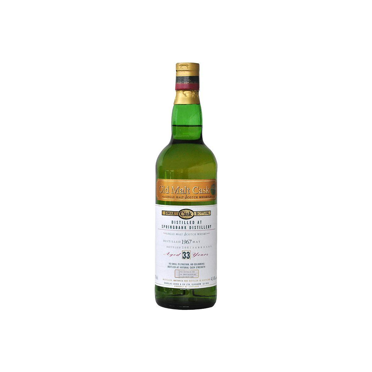 Springbank Old Malt Cask 1967 33 Years Single Malt Whisky